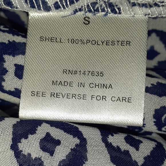 Romeo + Juliet Beach Pattern & Stripe Swim Cover S - Picture 7 of 8